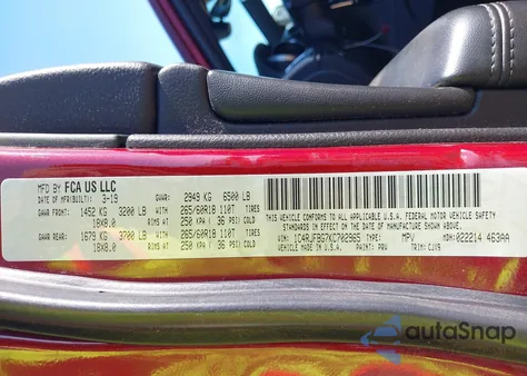 2019 Jeep Grand Cherokee Limited 4X4 из США, поврежденный, VIN 1C4RJFBG7KC702965